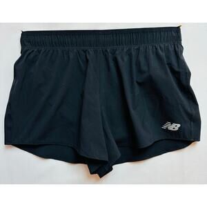 NEW BALANCE women’s RC Short 3" Black Lined Drawstring New size Small